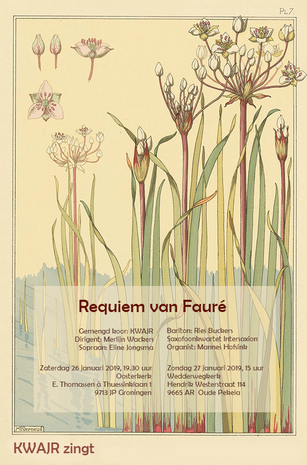 Requiem van Fauré koor Kwajr 2019 Groningen